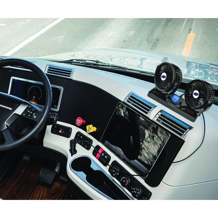 ProKit 12V 100mm (4") Dual Head Vehicle Fan