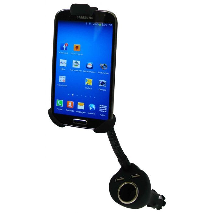 ProKit Lighter Socket 2 USBs Phone Navigator Holder