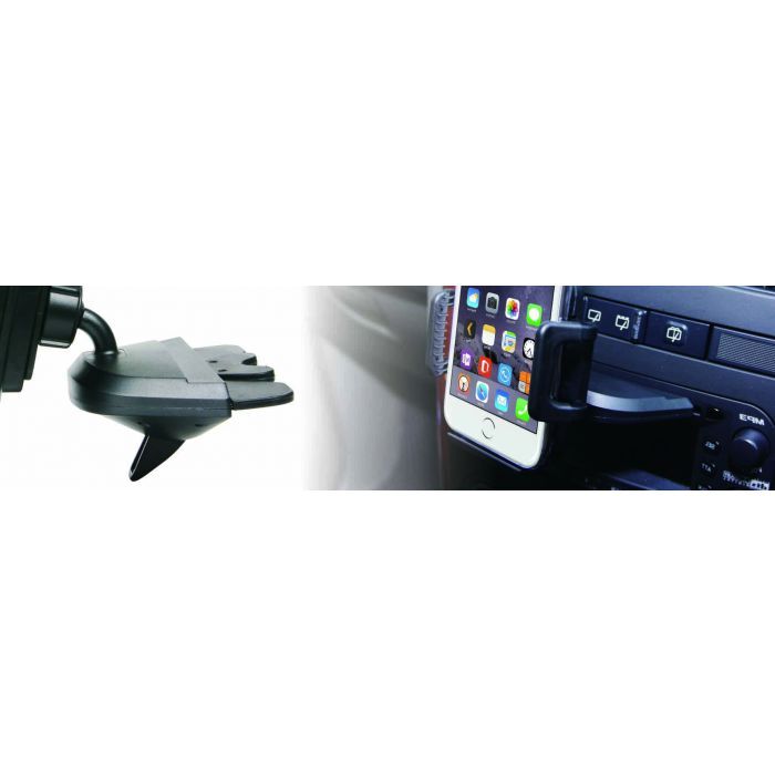 ProKit Cd Mounted With Grip Clamp Phone Navigator Holder