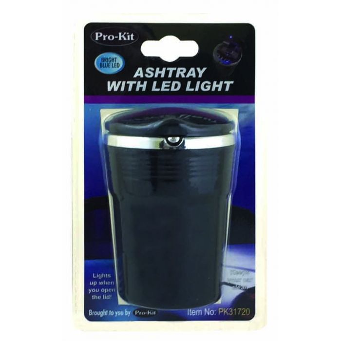 ProKit Ash Tray With Led Light Lid