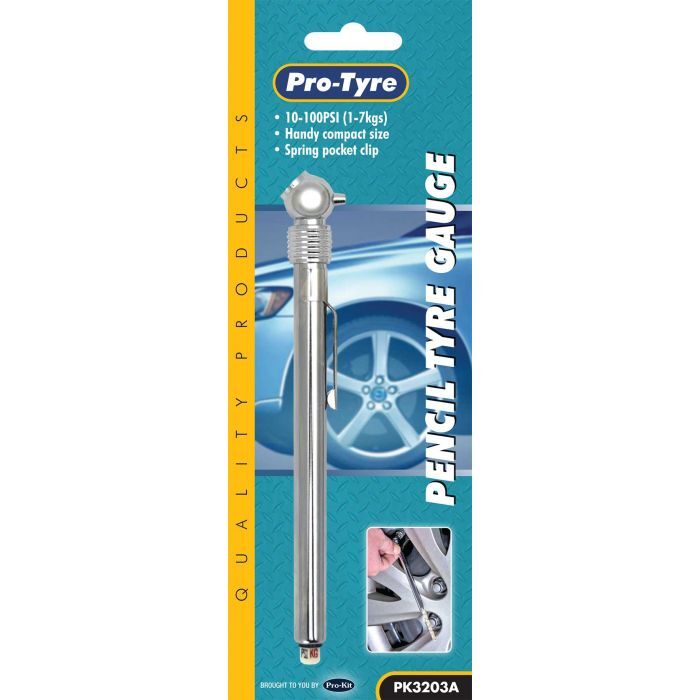 Protyre Pencil Tyre Gauge 100Lb