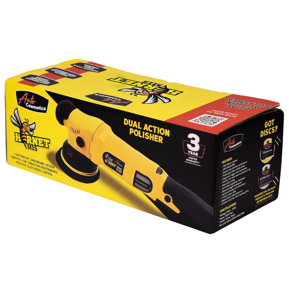 Meguiars AutoCosmetica Hornet M15 Dual-Action Polisher