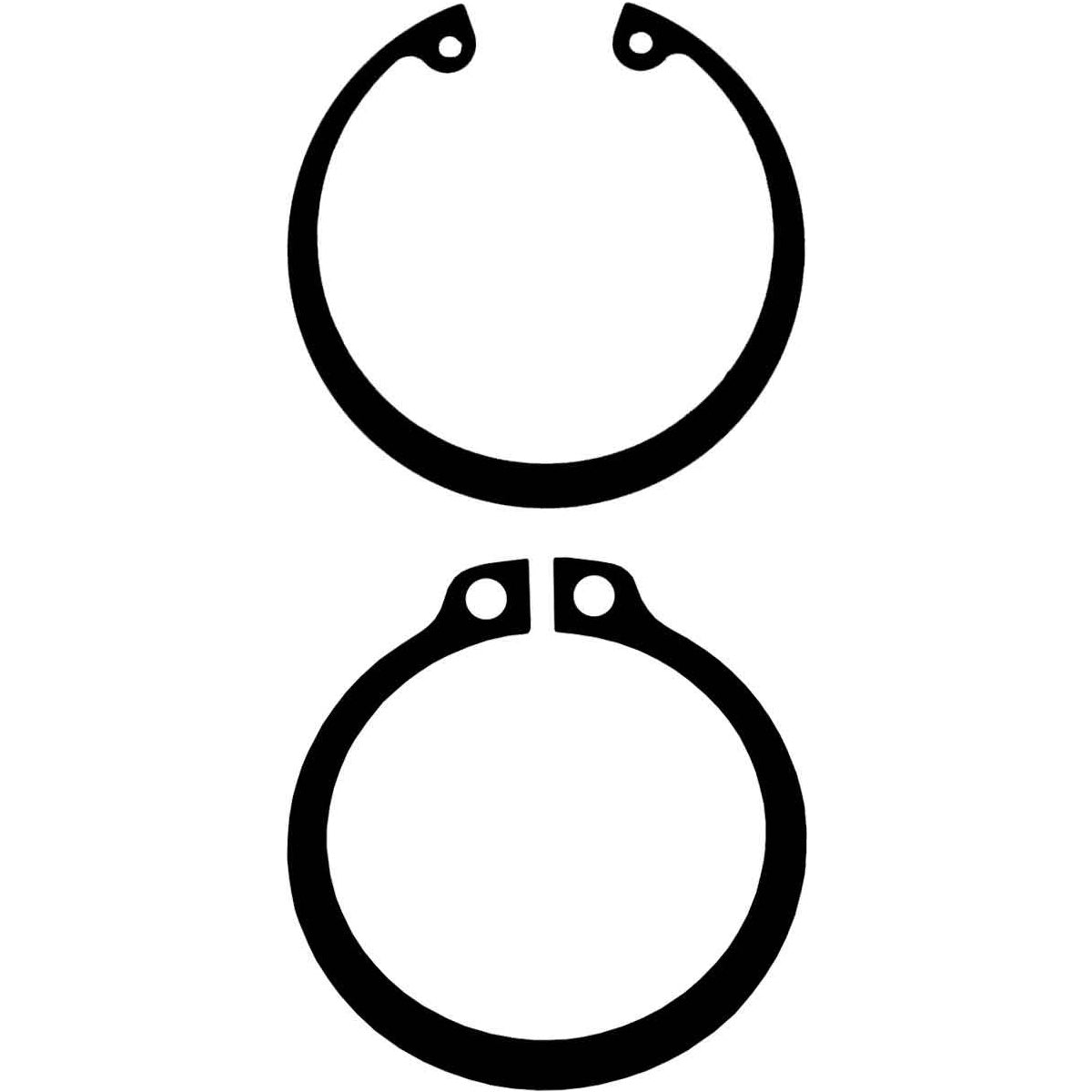 PK Tool Plier 8'' Circlip Combination Internal-External Strait & 90Deg Nose