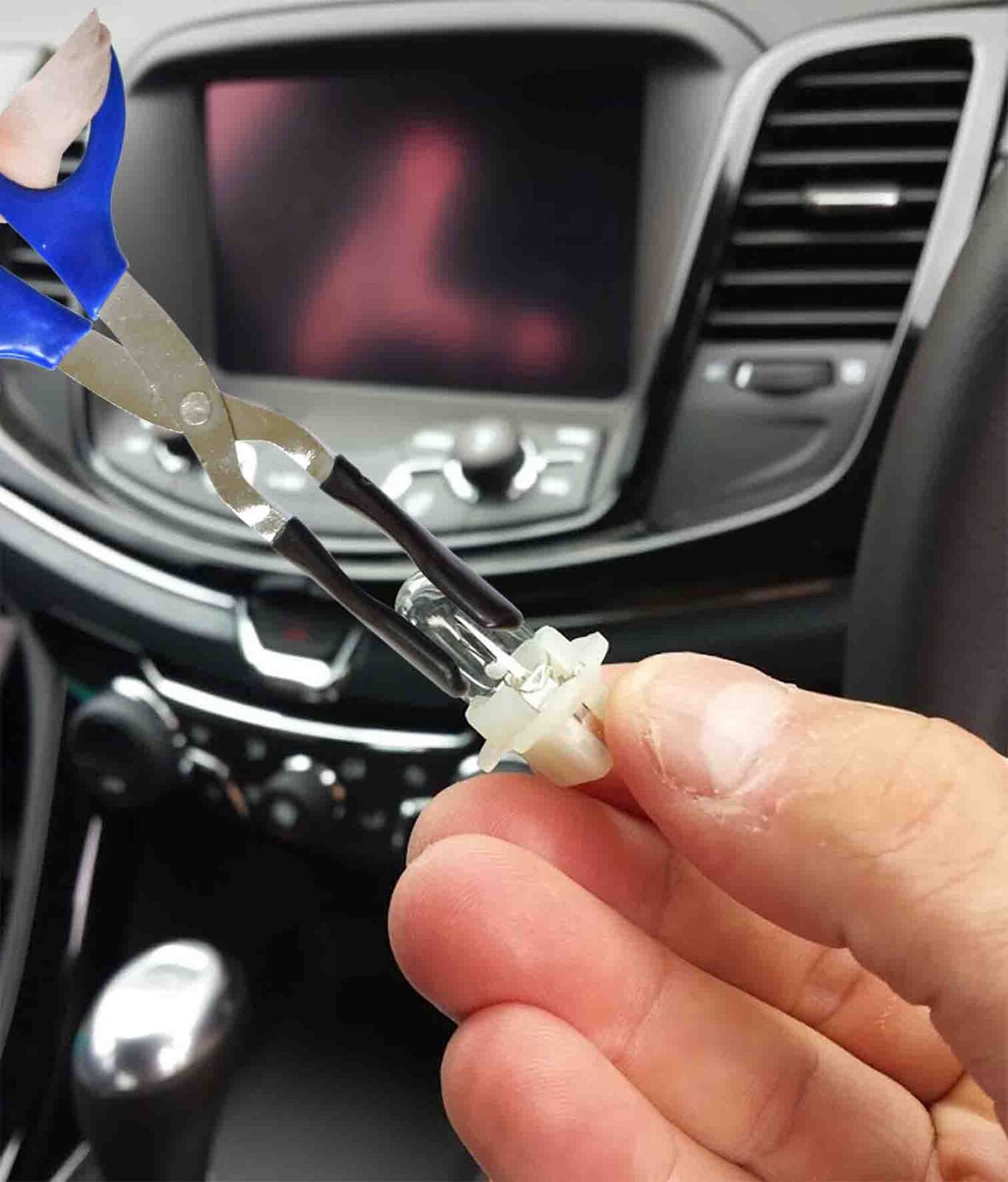 PK Tool Pliers Globe Removal Cup Shaped Rubber Coated Grips