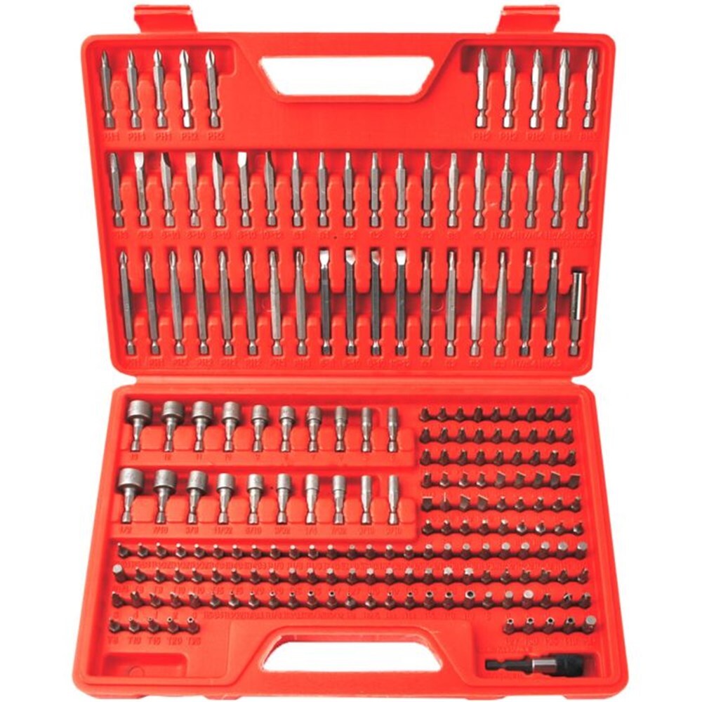 PK Tool 208-Piece Multi-Length Bit Set and Nut Driver Kit PT30304