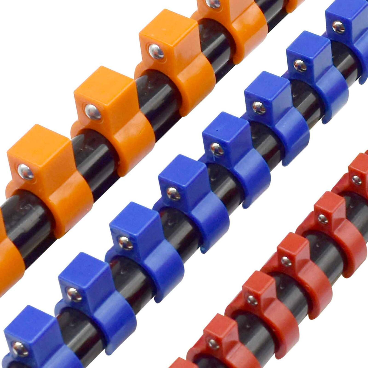 PK Tool Socket Holder ¼’’, 3/8’’ & ½’’ Sockets Aluminium Rail with Carry Handle