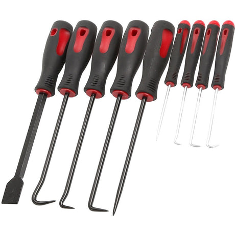 PK Tool 9-Piece Scraper, Pick and Hook Set in Pouch PT52721