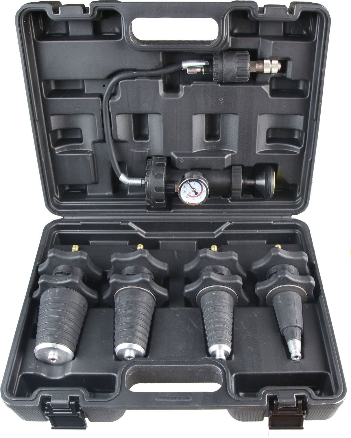 PK Tool 5pc Adjustable Universal Capless Radiator Pressure Testing Kit