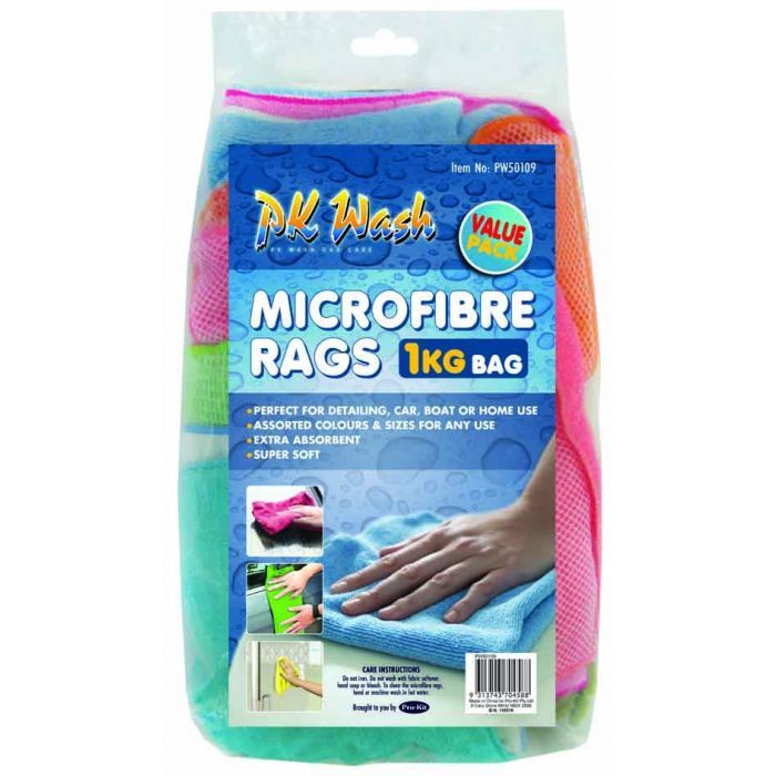 PK Wash Microfiber Rag 1 Kg Bag