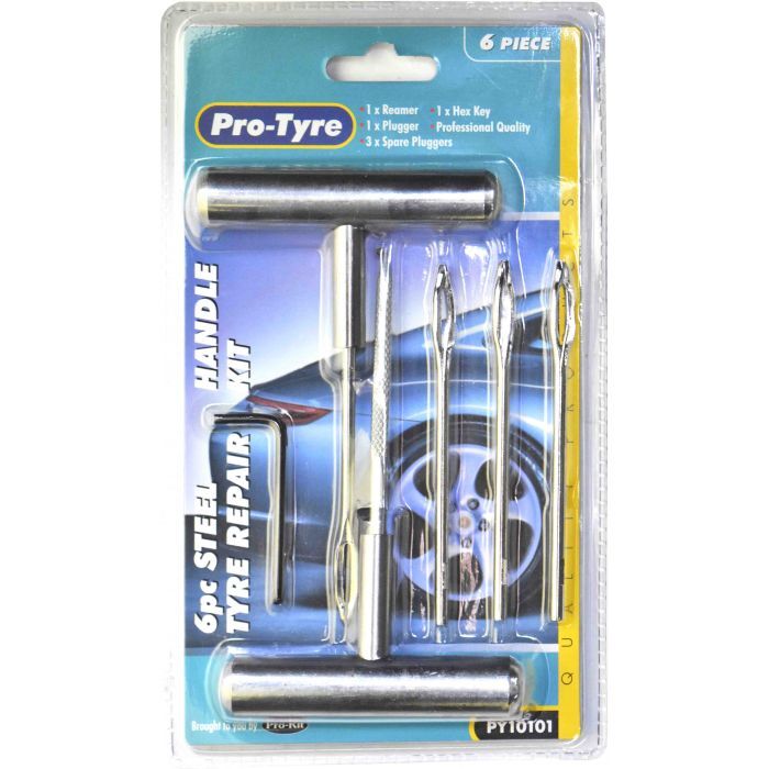 Protyre 6Pc Steel Handle Tyre Repair Kit