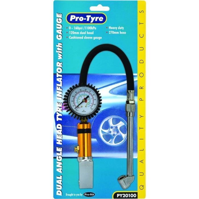 Protyre Dual Angle Head Tyre Inflator