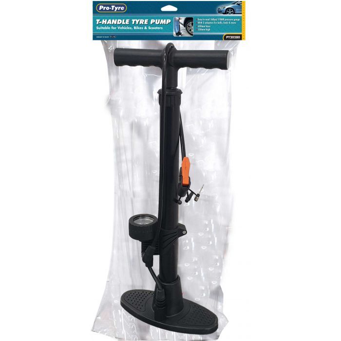 Protyre T-Handle Tyre Pump
