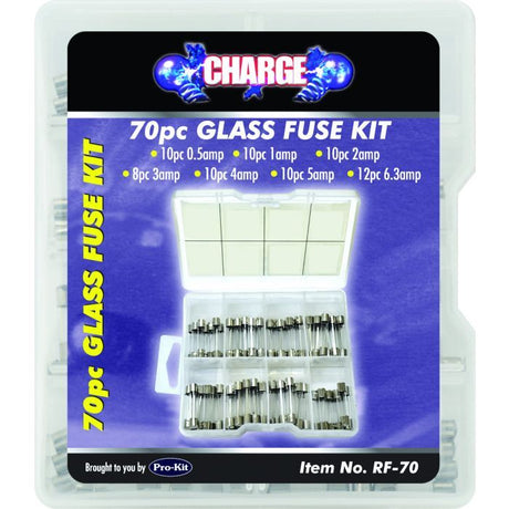 Charge Radio Fuse Kit 70Pc Mixed