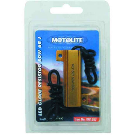 Motolite Resistor For Led Globes 50W/6 Ohm