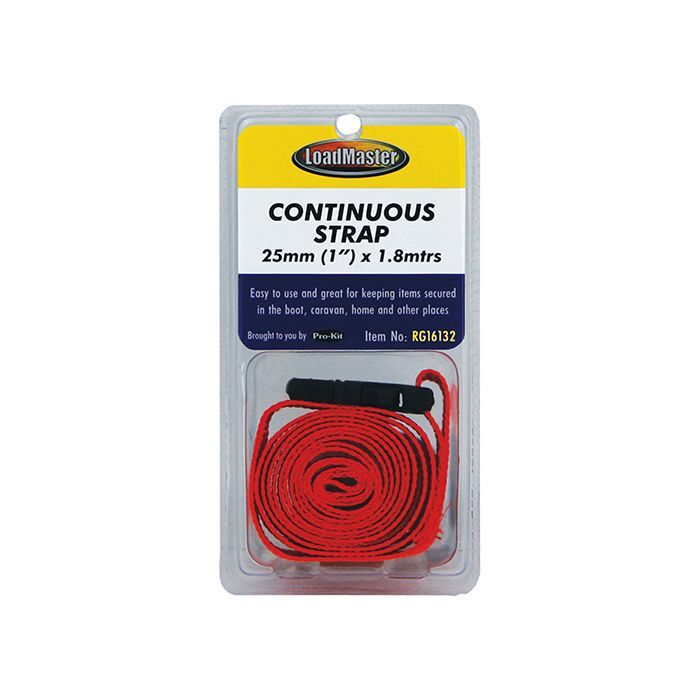 Loadmaster 25mm Continuous Boot Luggage Strap