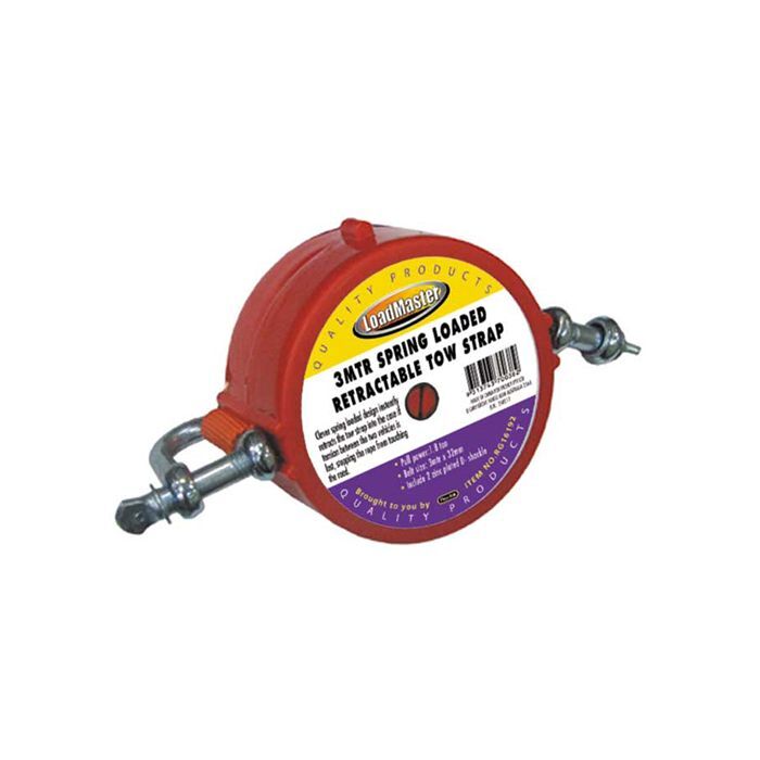 Loadmaster Retractable Tow Rope 3Mtr 1.8 Ton