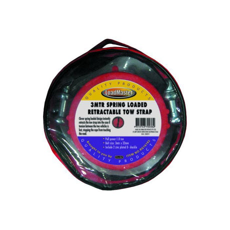 Loadmaster Retractable Tow Rope 3Mtr 1.8 Ton