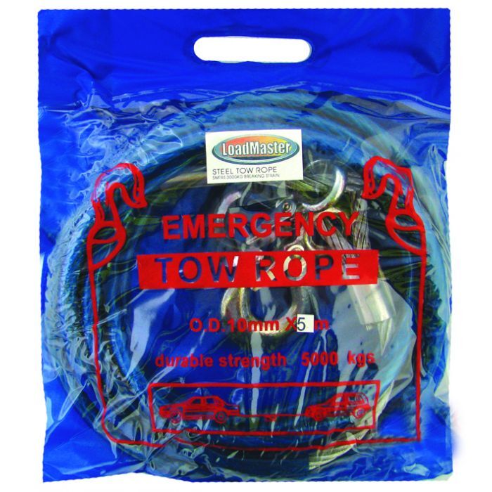Loadmaster Tow Rope -5Mtr 3Ton Steel