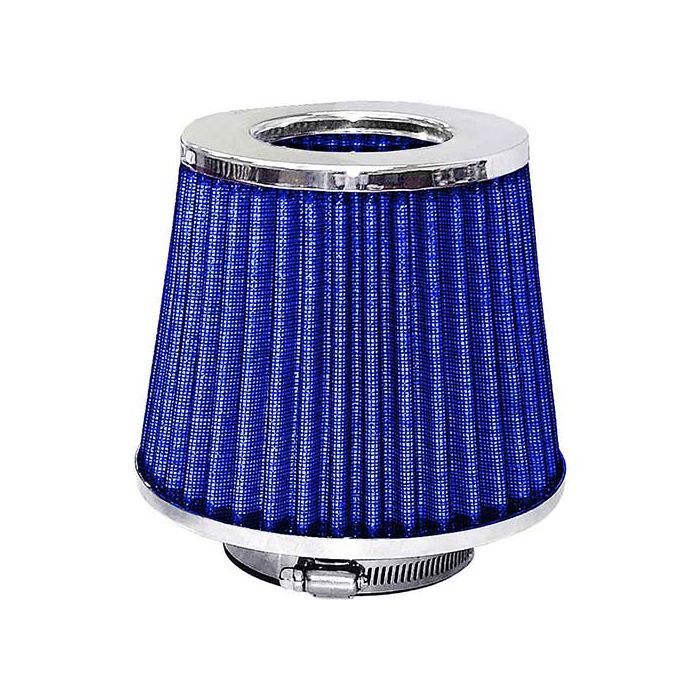 Jetco Air Filter Pod Style Chrome Top/Blue Filter