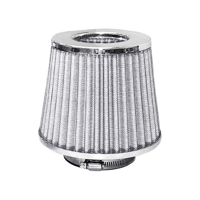Jetco Air Filter Pod Style Chrome Top/White Filter