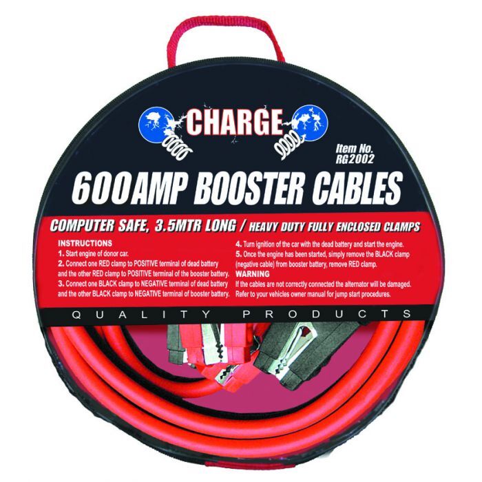 Charge Heavy Duty Computer Safe Cables 600Amp