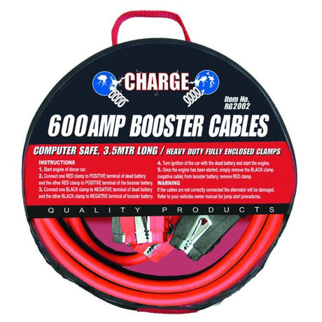 Charge Heavy Duty Computer Safe Cables 600Amp