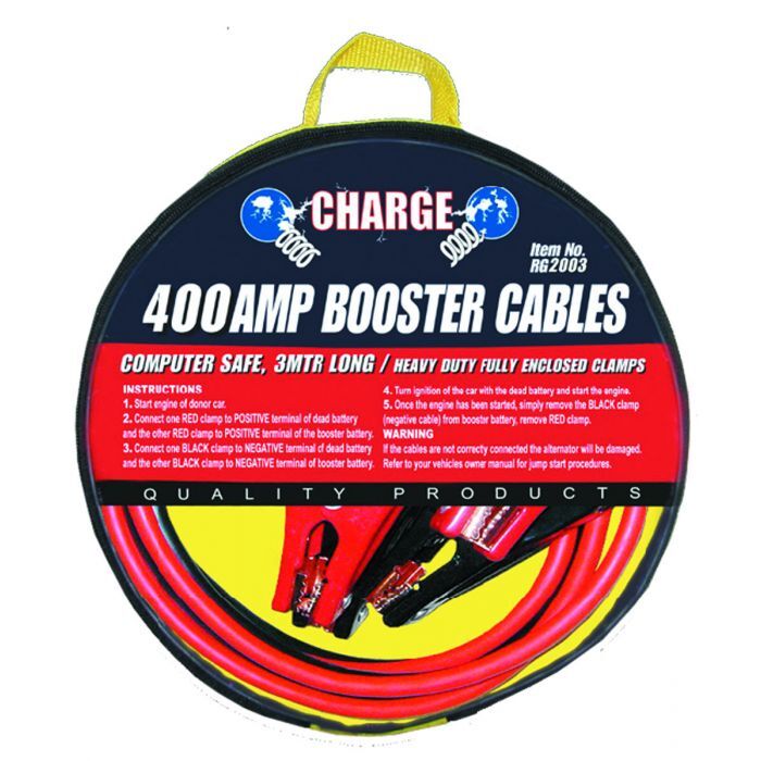 Charge Heavy Duty Computer Safe Cables 400Amp