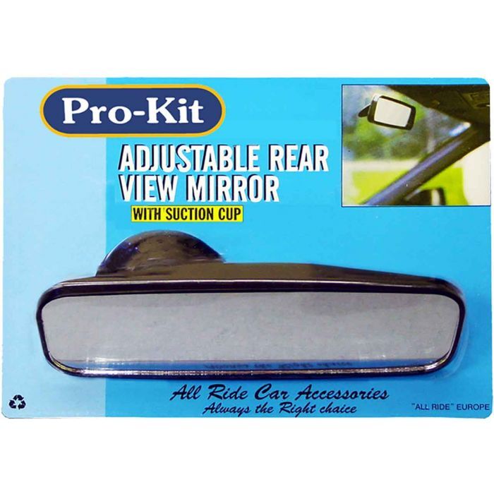 ProKit Mirror 1Pc Rear View Adjustable With Suction Cup