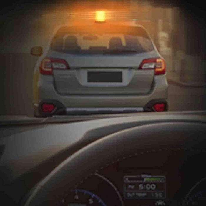 Motolite Revolving/Strobe Light 80Led Amber With Magnetic Base Rg2564