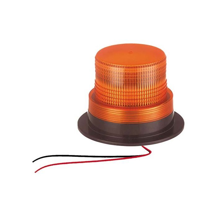 Motolite Revolving/Strobe Light 60Led Amber With Screw On Base