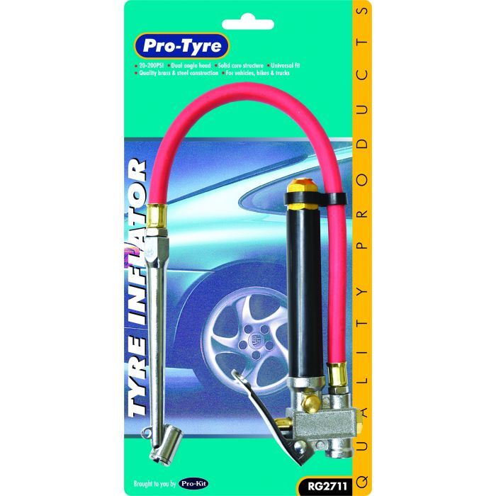 Protyre Drive Way Style Tyre Inflator With Pencil Gauge