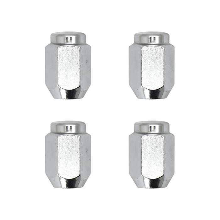 Protyre Wheel Nut Set 4 Piece Steel Wheel Chrome 7/16''