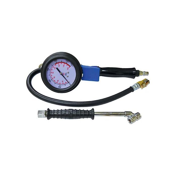 Protyre Tyre Inflator With Dial Gauge H/Duty With 2 Adaptors