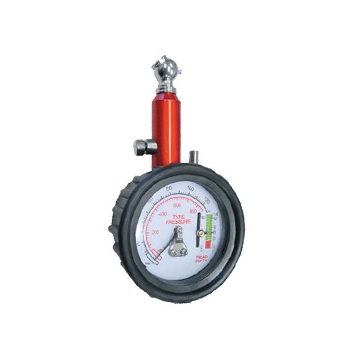 Protyre Tyre Gauge Dial Gauge With Tread Depth Guage Heavy Duty