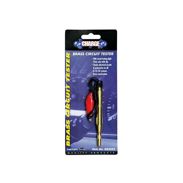 Charge Brass Circuit Tester 6-12V 105mm