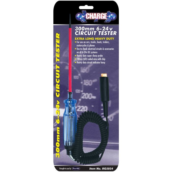 Charge Circuit Tester With Light Super Heavy Duty