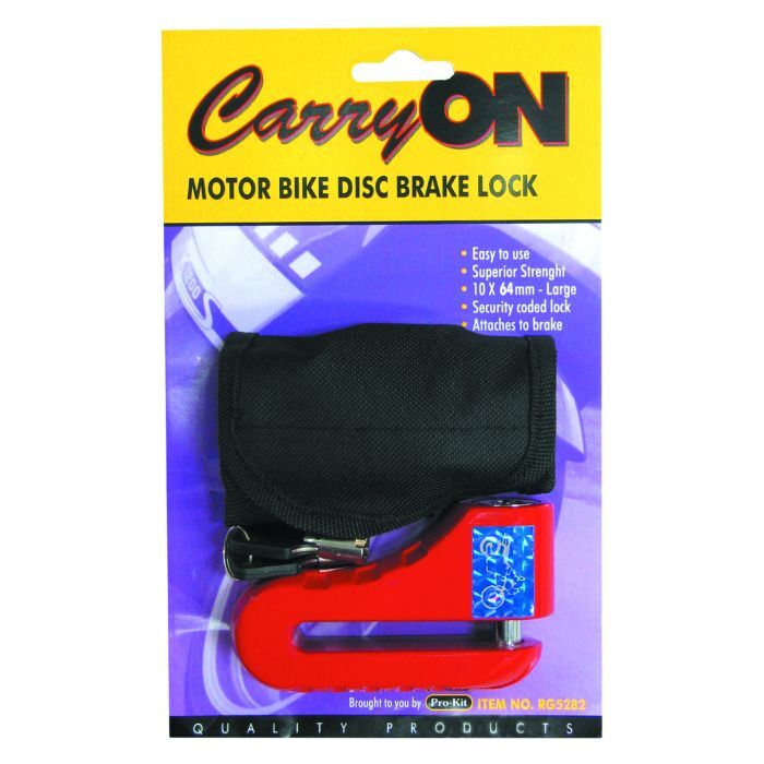 Loadmaster Motorbike Large Disc Brake Lock