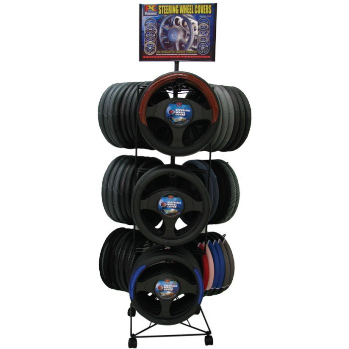 PC Covers 54 Pc New Style Steering Wheel Cover Merchandiser