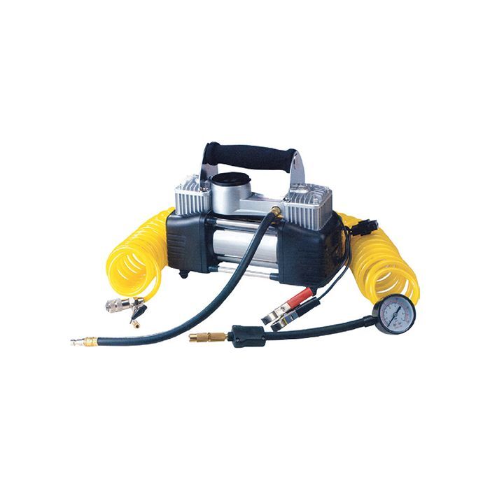 Protyre Air Compressor 12V 150Psi Super H/Duty Dual Cylinder