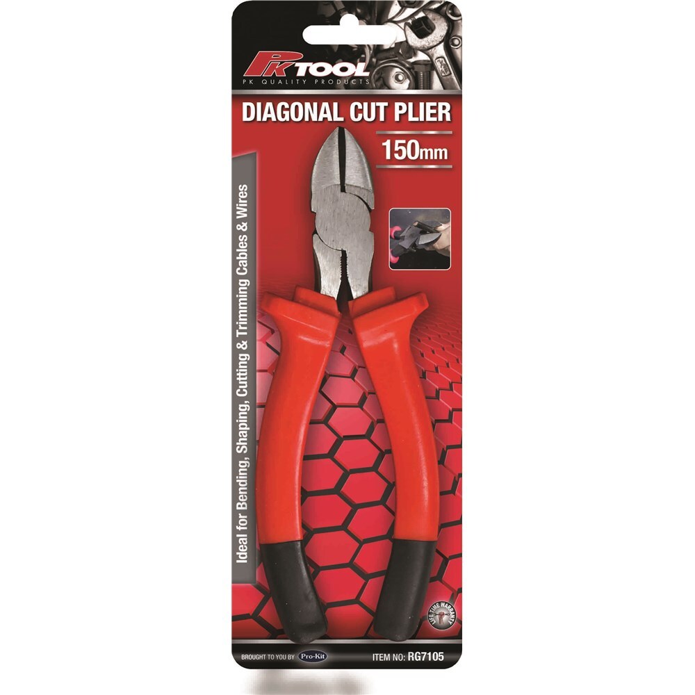PK Tools Side Cutter Plier 150mm 6” RG7105