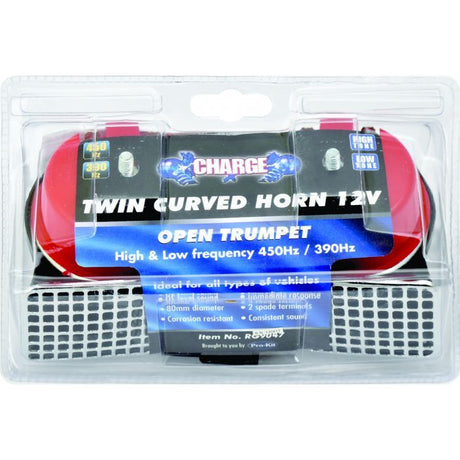 Charge Horn Twin Curved High Low 12V Rg9047