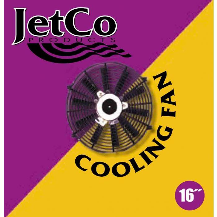 Jetco Cooling Fan 16'' 12V 80W Universal