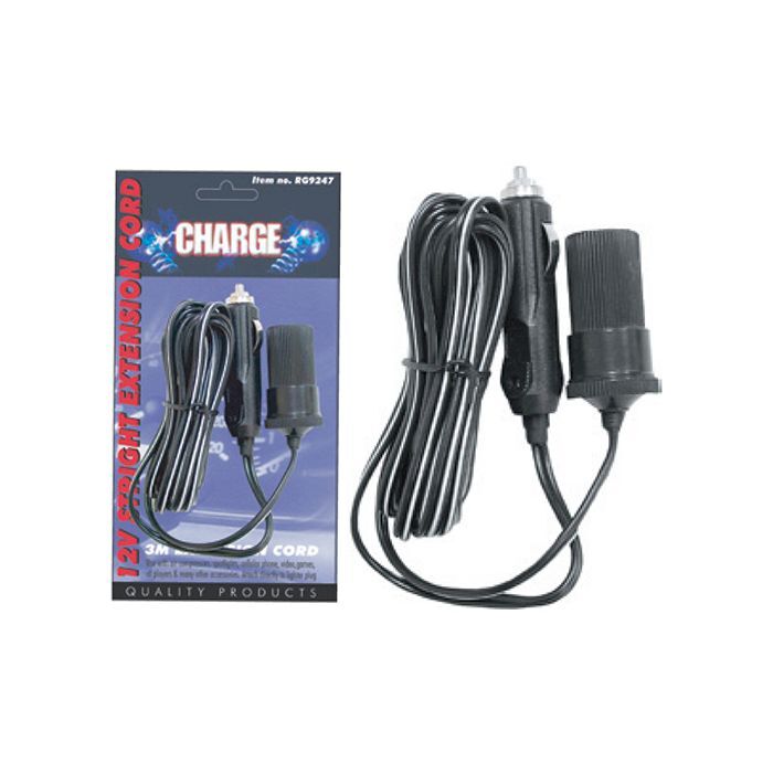 Charge Cigarette Lighter Accessory Socket With 1 Outlet 3Mtr Wire 12/24V