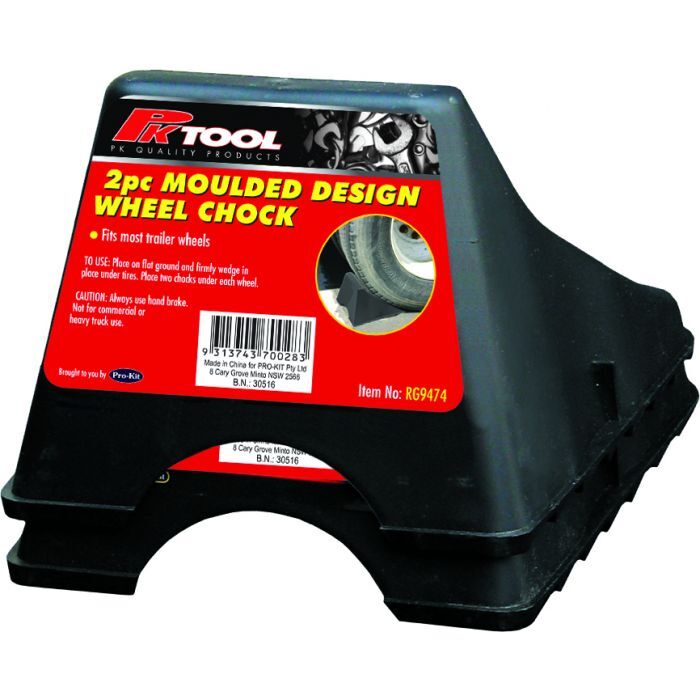 Loadmaster 2Pc Wheel Chock Moulded Design
