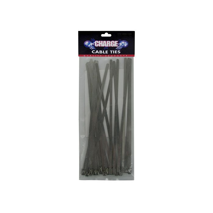 Charge Cable Tie Stainless Steel 300mm x 8mm
