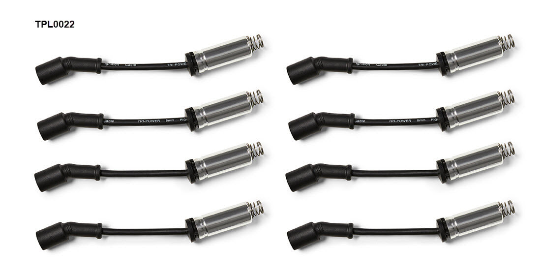 TRI-POWER Ignition Lead Kit for HOLDEN COMMODORE VT VX VY VZ CAPRICE STATESMAN LS1 8mm