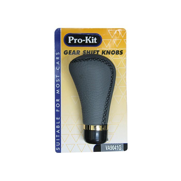 PC Covers Gear Shift Knob Leather Grey