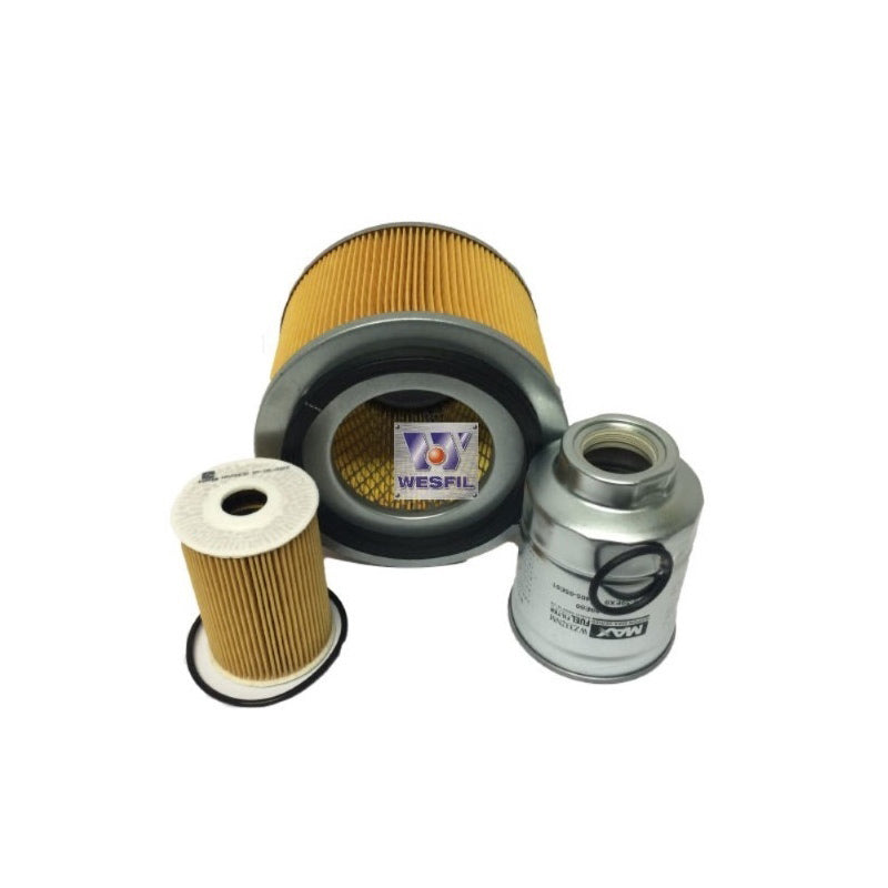 Wesfil Cooper Filter Service Kit for TOYOTA LANDCRUISER PRADO 3.0L TD KZJ120R SERIES 1KZ-TE