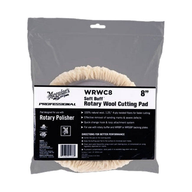 Meguiars Soft Buff Rotary Wool Cutting Pad