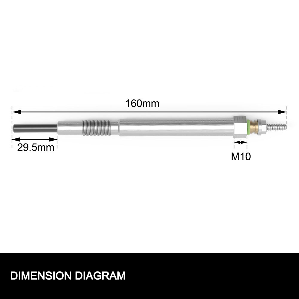 FIERYRED 4Pcs Glow Plugs Fit Ford Ranger Pj Pk Wlat Weat 2.5L 3.0L Diesel